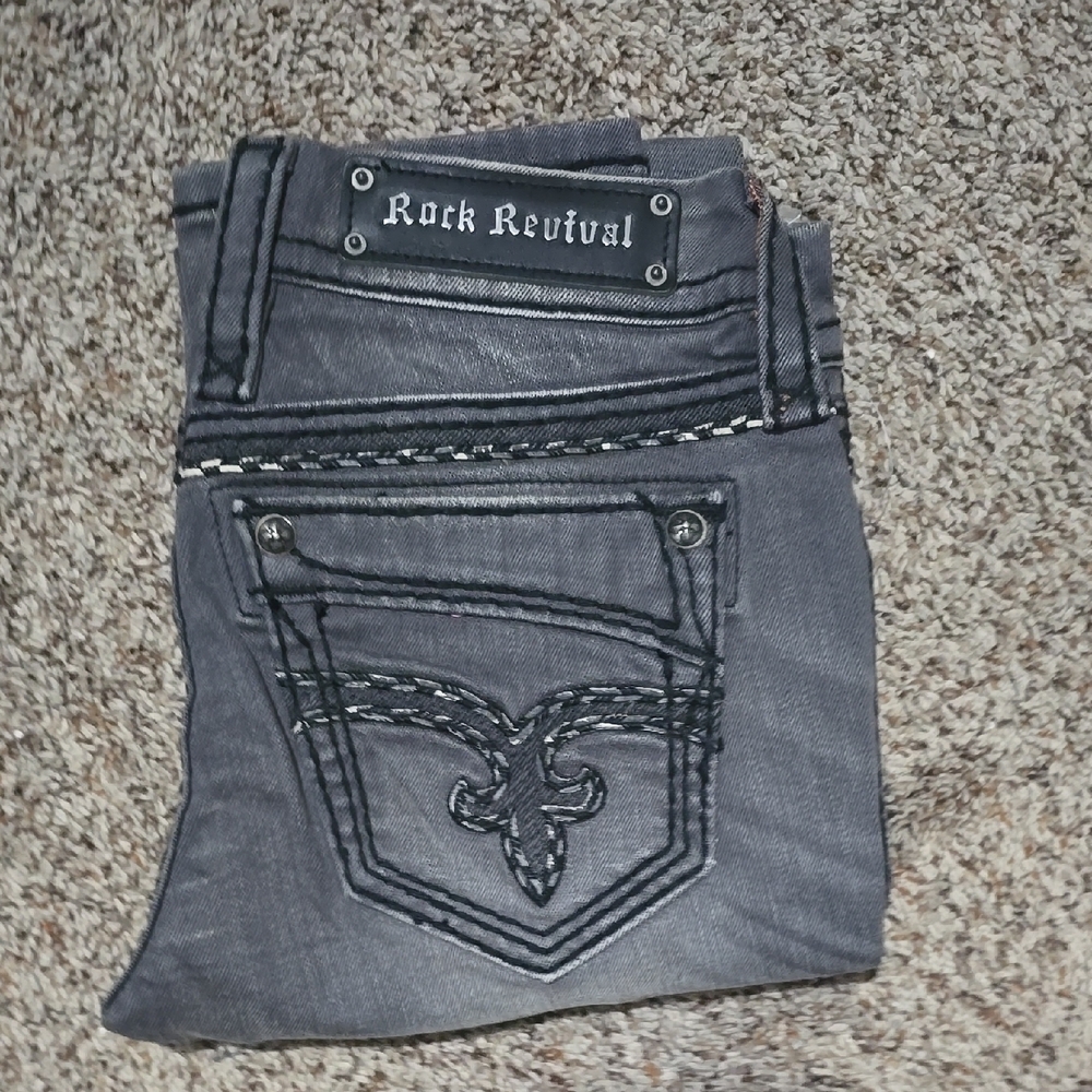 Rock Revival Charcoal Women's Jeans